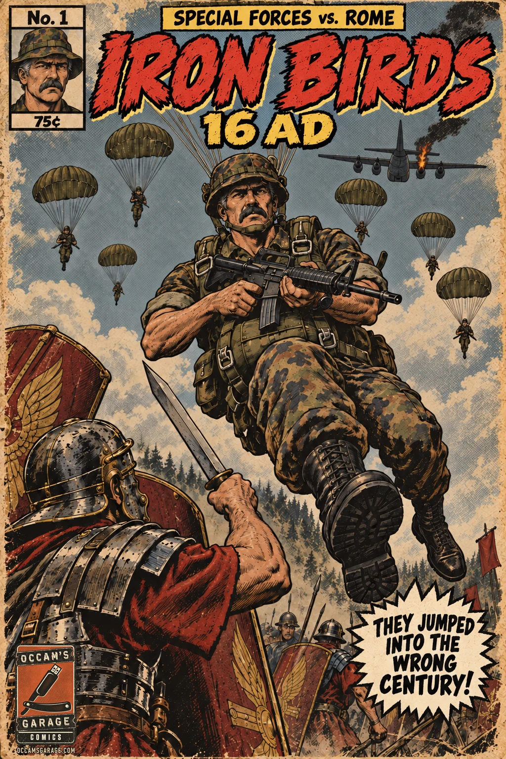Iron Birds: 16 AD, episode 1, cover